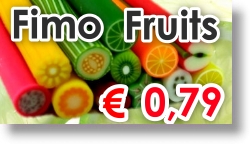 fimofruit Freche Früchtchen für Nailart